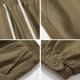 Men's Solid Color Loose Cargo Pants 50188366Z