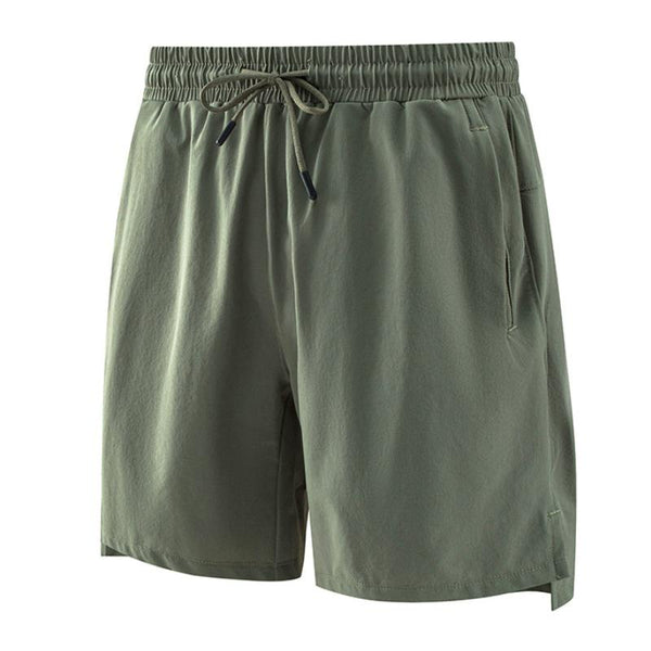 Men's Casual Zippered Pocket Breathable Quick-drying Sports Shorts 84625559M