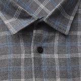 Men's Retro Casual Plaid Lapel Long Sleeve Shirt 10054564TO