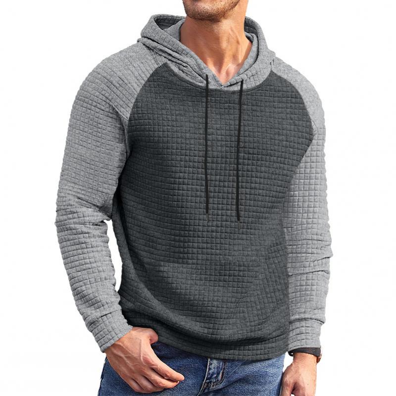 Men's Colorblock Raglan Long Sleeve Hoodie 74653611Z