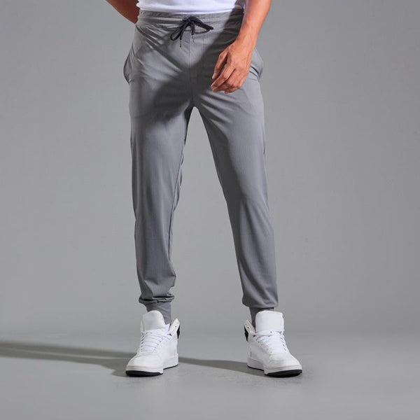 Men's Solid Loose High Elastic Casual Sports Pants 53995663Z