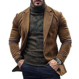 Men's Solid Color Single Breasted Suit Jacket 74121454X