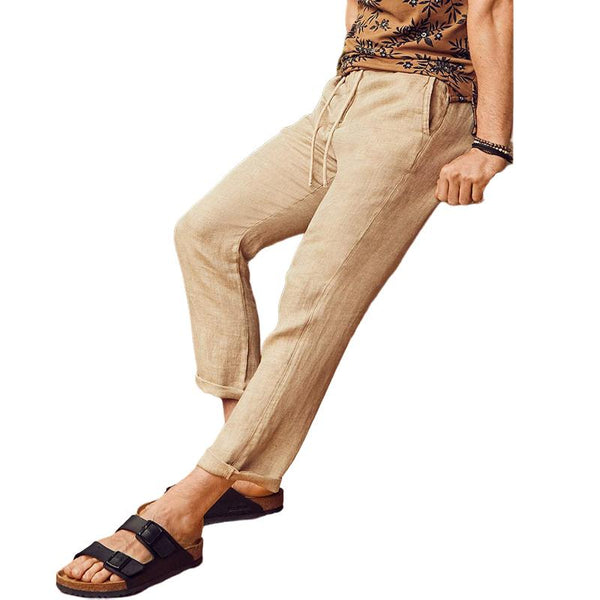 Men's Casual Solid Color Elastic Pants 11889521X