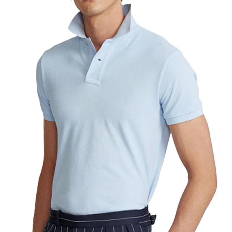 Men's Solid Slim Short Sleeve Polo Shirt 55059747Z