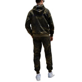 Men's Casual All-match Camouflage Hoodie Trousers Set 81349705F