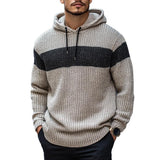 Men's Colorblock Knit Hoodie 26764476U