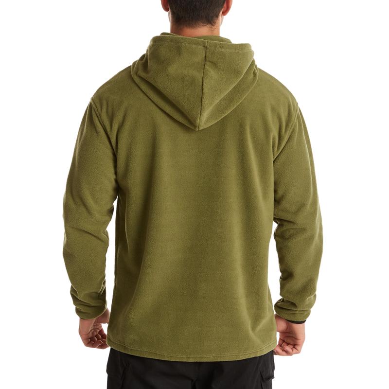 Men's Sports Solid Color Polar Fleece Hoodie 40730394F