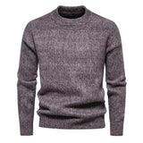 Men's Round Neck Pullover Warm Sweater 98044490F