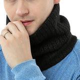 Men's Outdoor Warm Windproof Knitted Scarf 00690840F