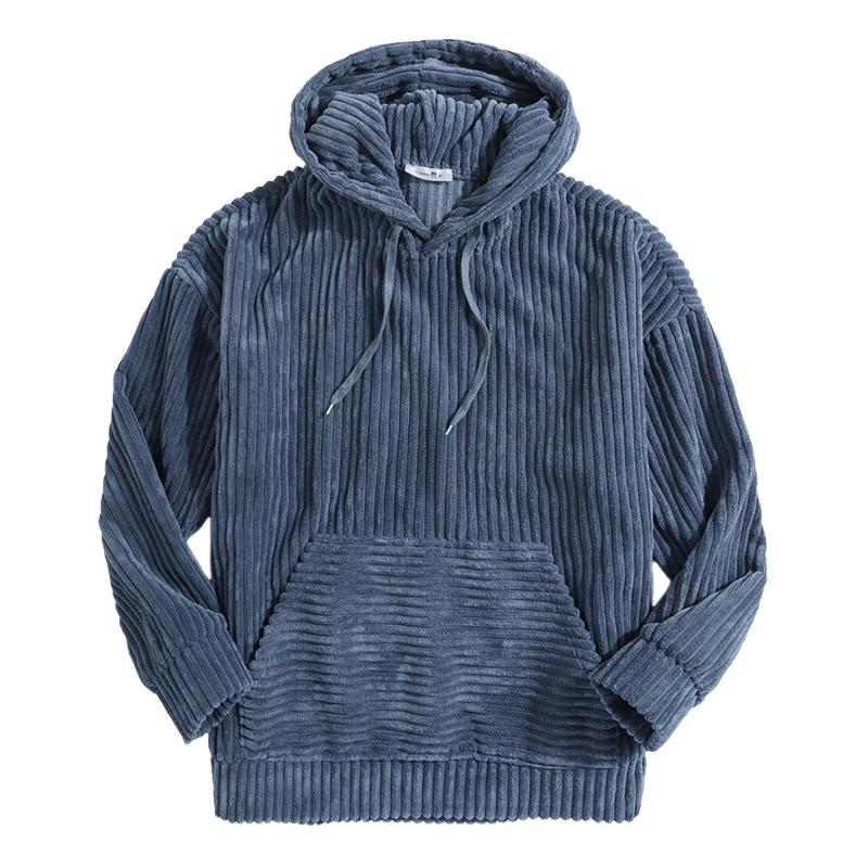 Men's Thickened Corduroy Hoodie 95234895U