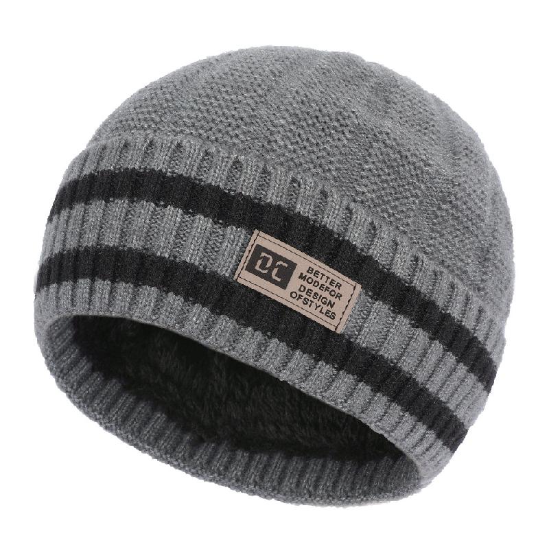 Men's Versatile Warm Knitted Hat 40704307F