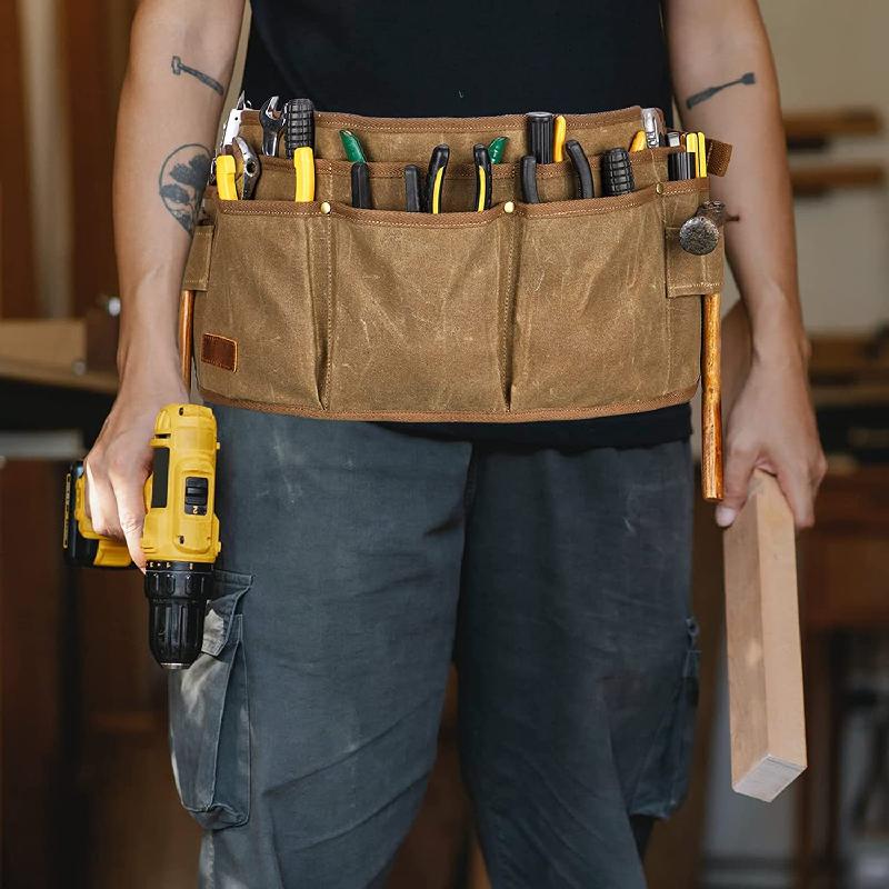 Men's Classic Practical Hardware Tool Bag Storage Waist bag 70347013K