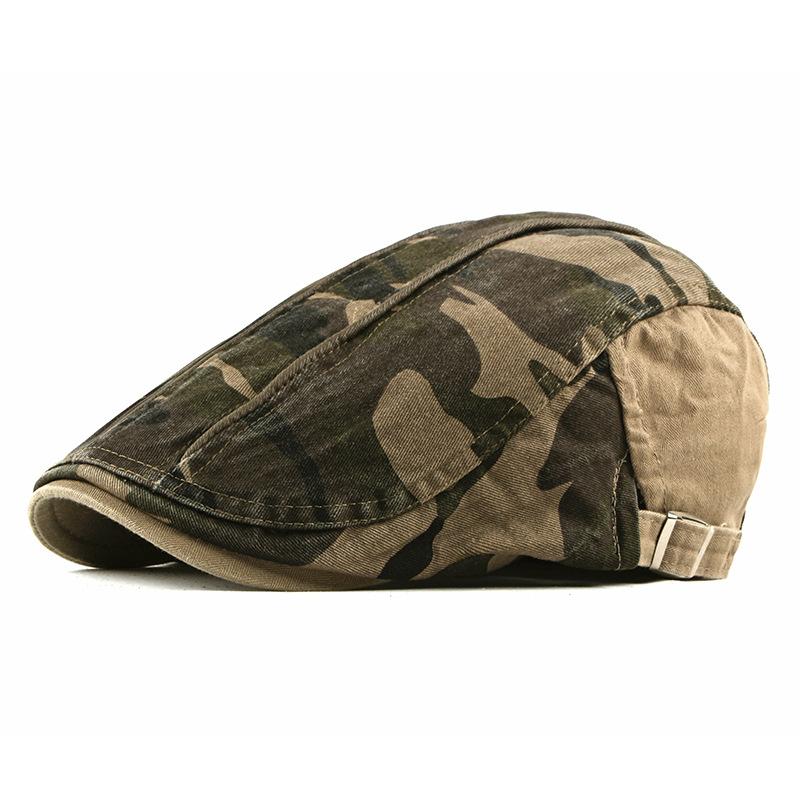 Men's Classic Stylish Camouflage Beret Hat 84629589K