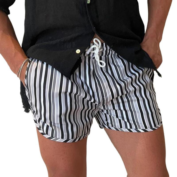 Men's Casual Trendy Beach Drawstring Shorts 26146673TO