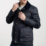 Men's Vintage Casual Multi-Pocket Solid Zipper Jacket 76621936TO