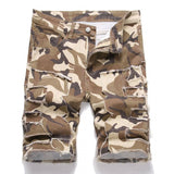 Men's Camouflage Straight Loose Denim Shorts 39273283Z