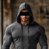 Men's Classic Casual Slim Fit Hooded Long Sleeve T-Shirt 82836949K