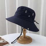 Men's Outdoor Sun Protection Breathable Adjustable Fisherman's hat 87685985Z