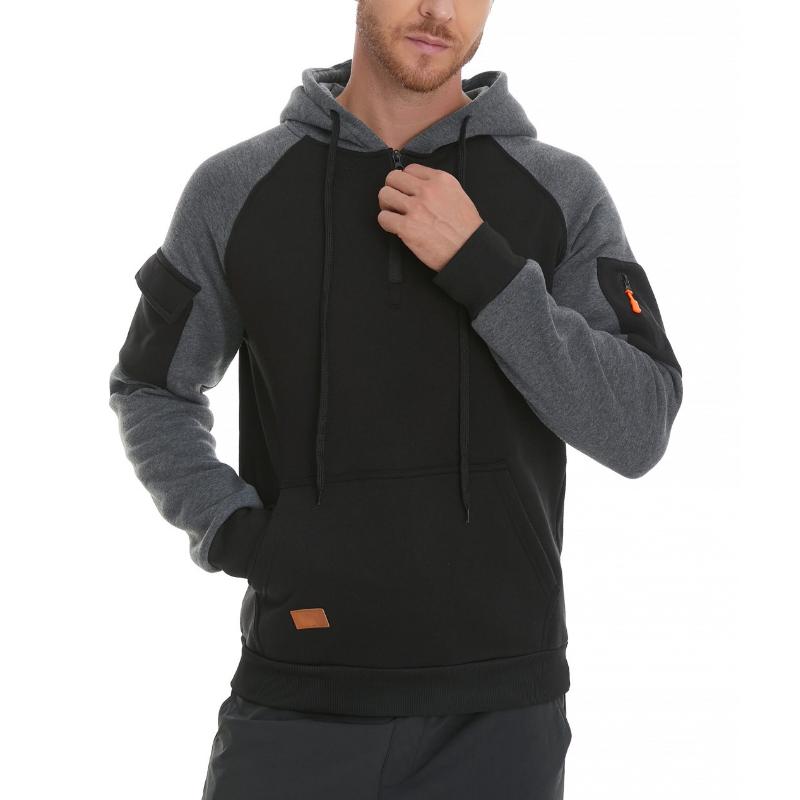 Men's Casual All-match Sports Hooded Sweatshirt　74675889F