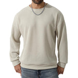 Men's Casual All-match Round Neck Long-sleeved Knitted Bottoming Shirt 89220568F