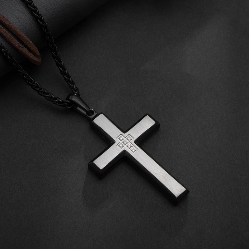 Vintage Casual Cross Necklace 70802092TO