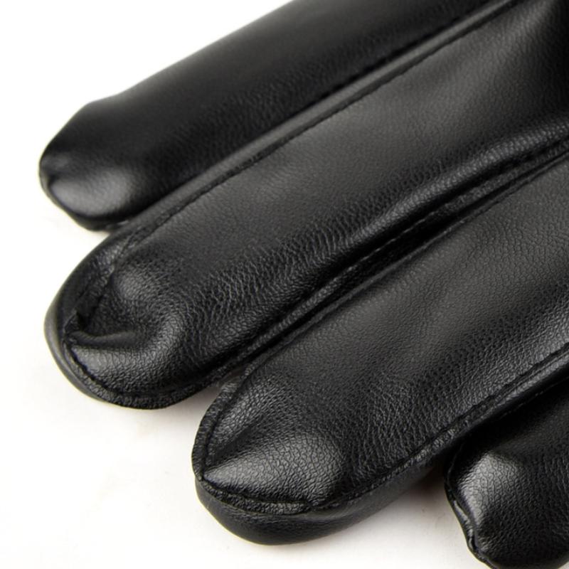 Men's Winter Warm Thickened Leather Gloves 65960061K