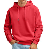 Men's Solid Color Plus Velvet Casual Pullover Sweatshirt 40062135X