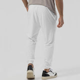 Men's Casual Solid Color Basic Loose Elastic Wast Leggings Pants 28812389M
