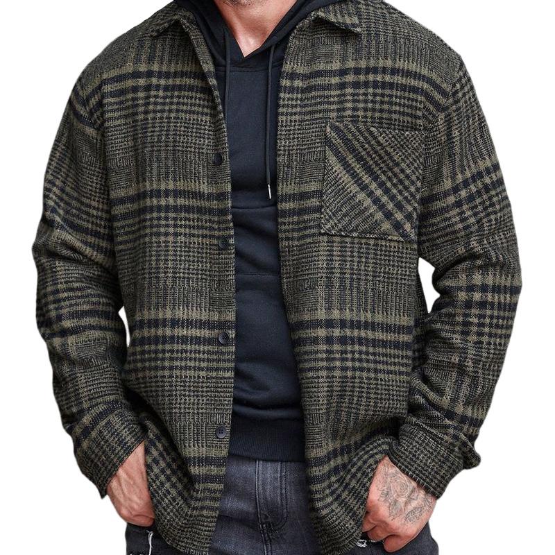 Men's Vintage Check Print Jacket 51741970U