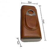 Men's Portable Cigar Moisturizing Leather Storage Bag 68781620K