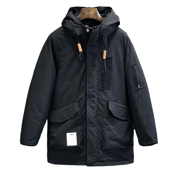 Men's Mid-length Winter Thickened Warm Coat 22501234U