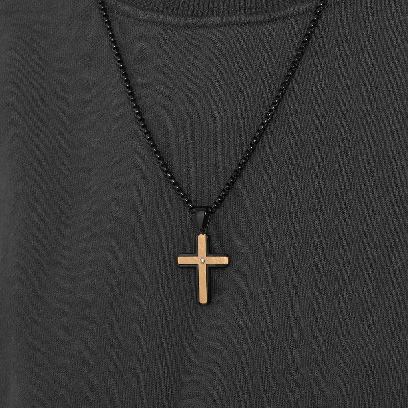 Vintage Casual Cross Necklace 36426626TO