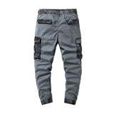 Men's Casual Camouflage Colorblock Multi-Pocket Cargo Pants 20352124M