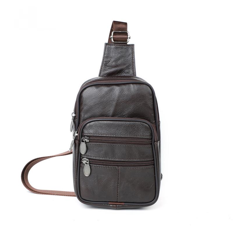 Bolso bandolera bandolera de cuero casual vintage para hombre 53061428K