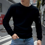 Men's Colorblock Polar Fleece Round Neck Long Sleeve Outdoor Casual Sweatshirt 17641777Z