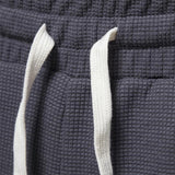 Men's Casual Solid Color Elastic Waist Drawstring Sport Shorts 58817635M