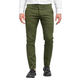 Men's Casual Solid Color Cotton Slim Straight Suit Pants 10599819M