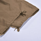 Men's Solid Loose Zip Multi-pocket Cargo Trousers 58684831Z