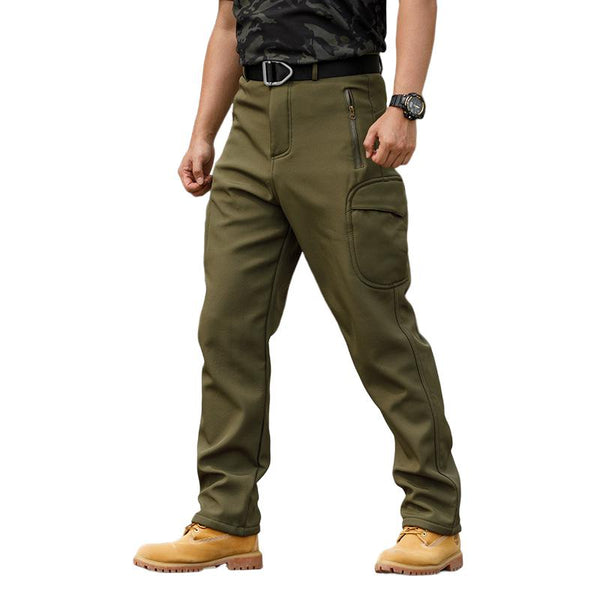 Men's Solid Color Outdoor Multi-pocket Cargo Pants 28121540Z