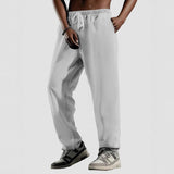 Men's Solid Color Loose Elastic Waist Sports Pants 84480051Z