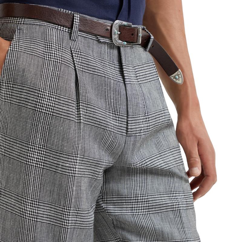 Men's Classic Straight Check Suit Pants 44382533F