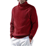 Men's Loose Turtleneck Pullover Warm Bottoming Sweater　80358204F