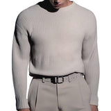 Men's Classic Casual Comfort Crew Neck Sweater 90054841K