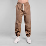 Men's Cotton Blend Solid Stitching Elastic Waist Casual Sports Pants 11859621Z