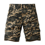 Men's Casual Outdoor Camouflage Loose Multi-pocket Cargo Shorts 37933660M