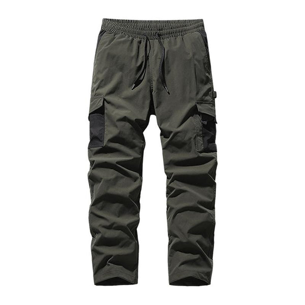 Men's Colorblock Outdoor Multi-pocket Cargo Pants 52010278Z