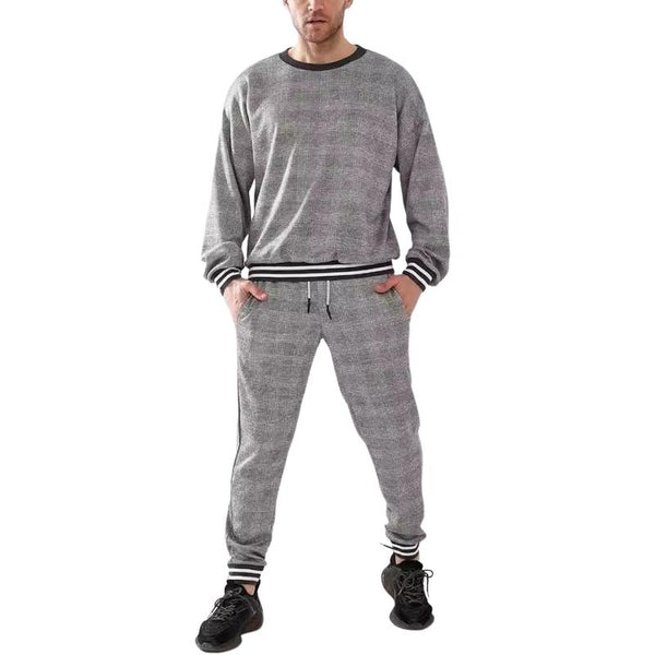 Men's Casual Furniture Sweatshirt and Sweatpants Two-piece Set 06315431F