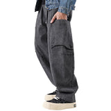 Men's Retro Loose Straight Casual Pants 12985659F