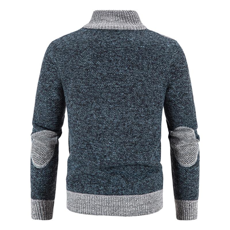 Men's Casual Stand Collar Knitted Jacket 88685440F