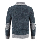 Men's Casual Stand Collar Knitted Jacket 88685440F